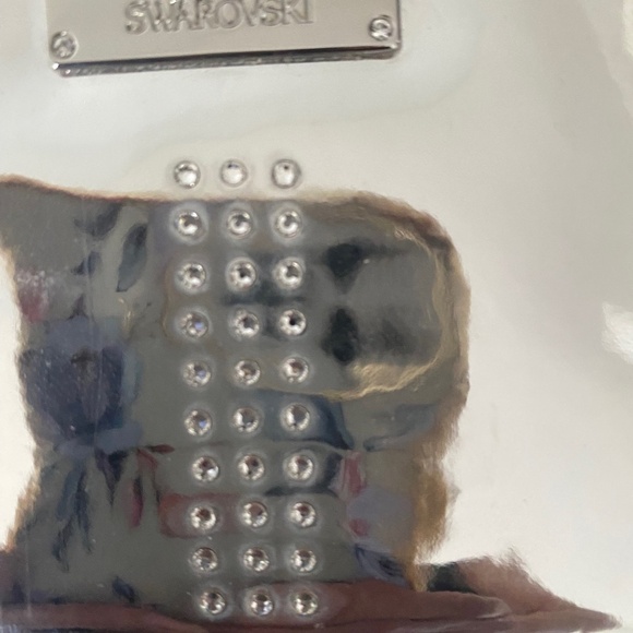 Swarovski silver tone wallet with Swarovski crystals - Picture 2 of 5